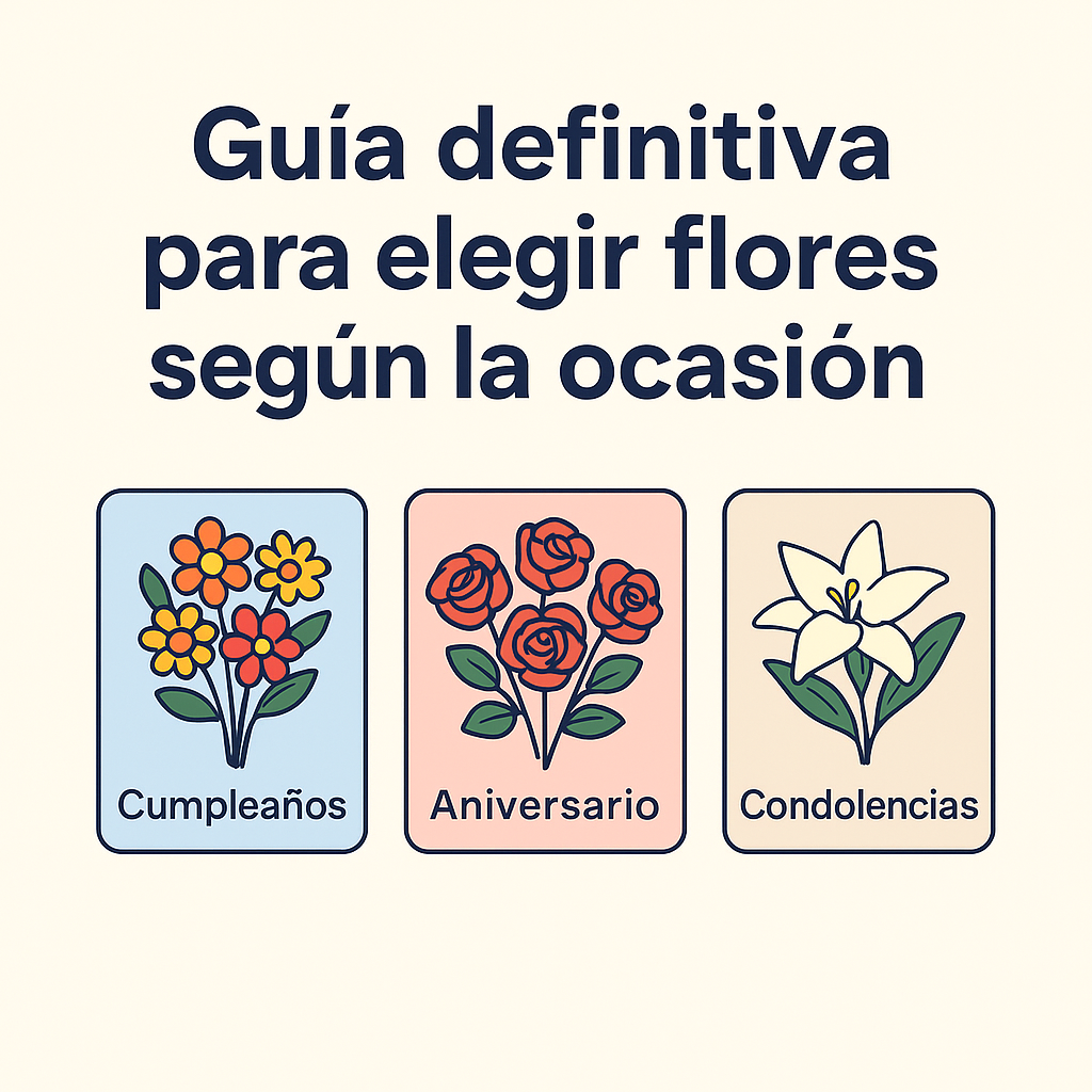 Guía definitiva para elegir flores según la ocasión